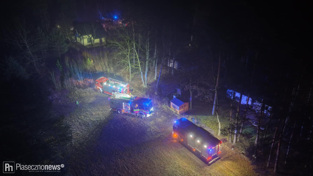 Wybuchł pożar. Kobietę pogryzł pies