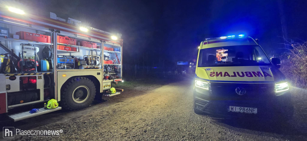 Wybuchł pożar. Kobietę pogryzł pies