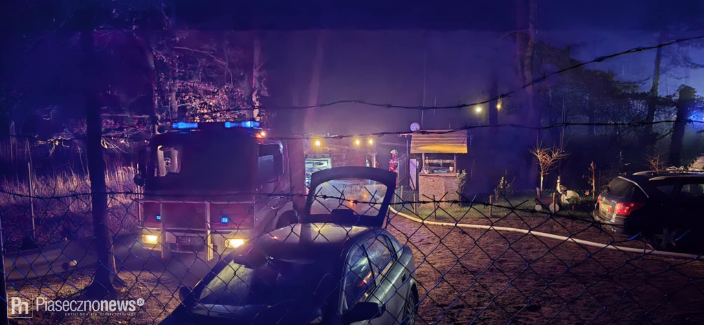 Wybuchł pożar. Kobietę pogryzł pies