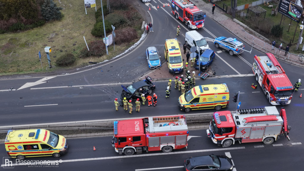 Wypadek! 4 osoby trafiły do szpitala