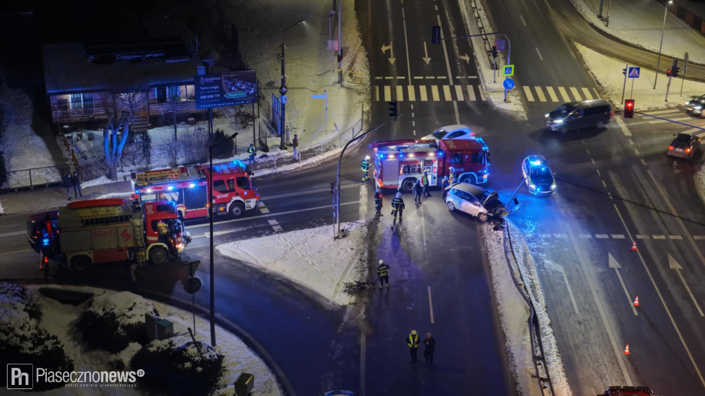 Zderzenia dwóch aut w Tarczynie