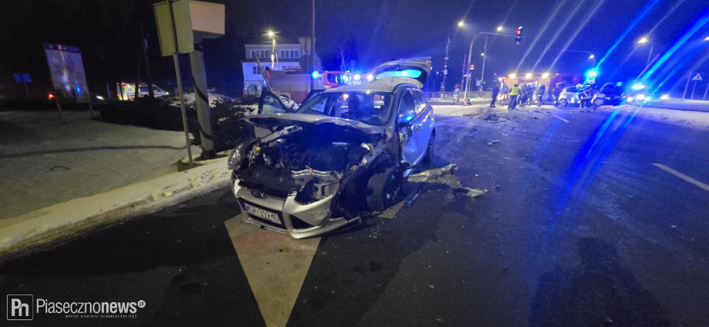 Zderzenia dwóch aut w Tarczynie