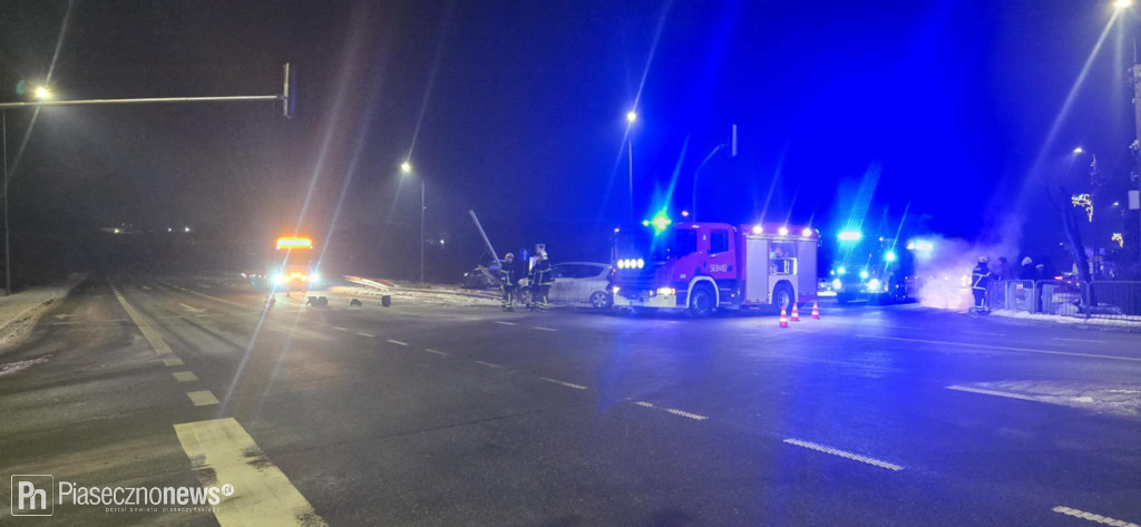 Zderzenia dwóch aut w Tarczynie