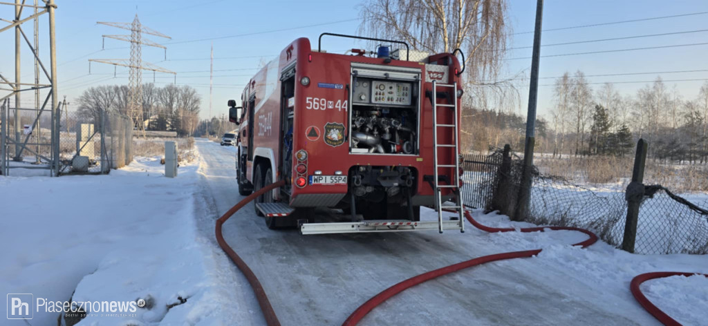 Pożar poddasza w Stefanowie