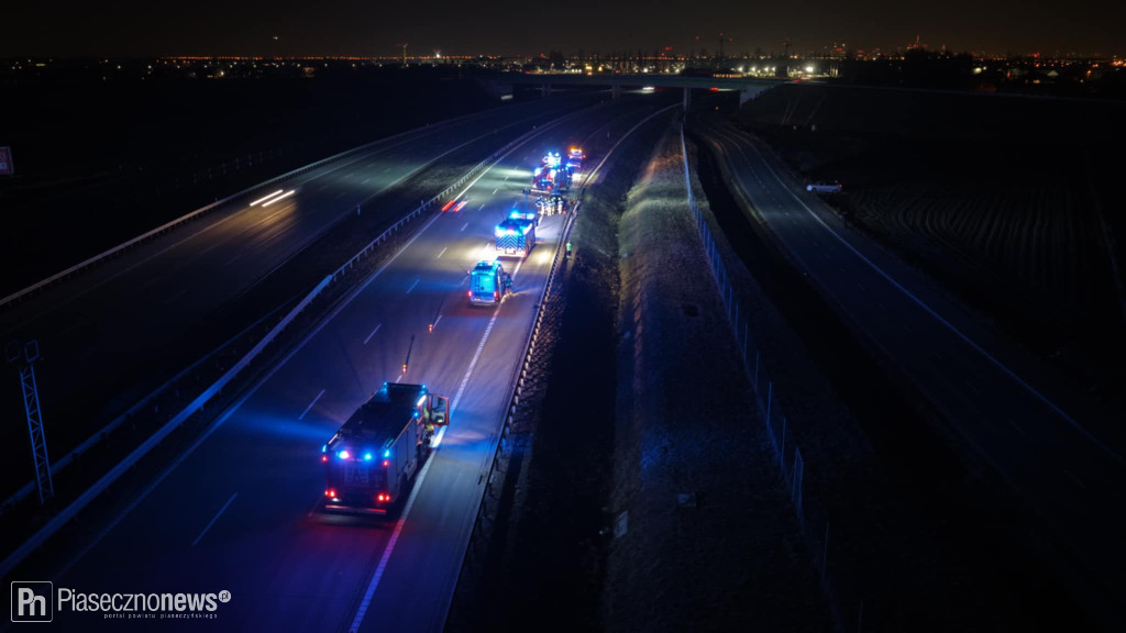 Uderzył w bariery energochłonne