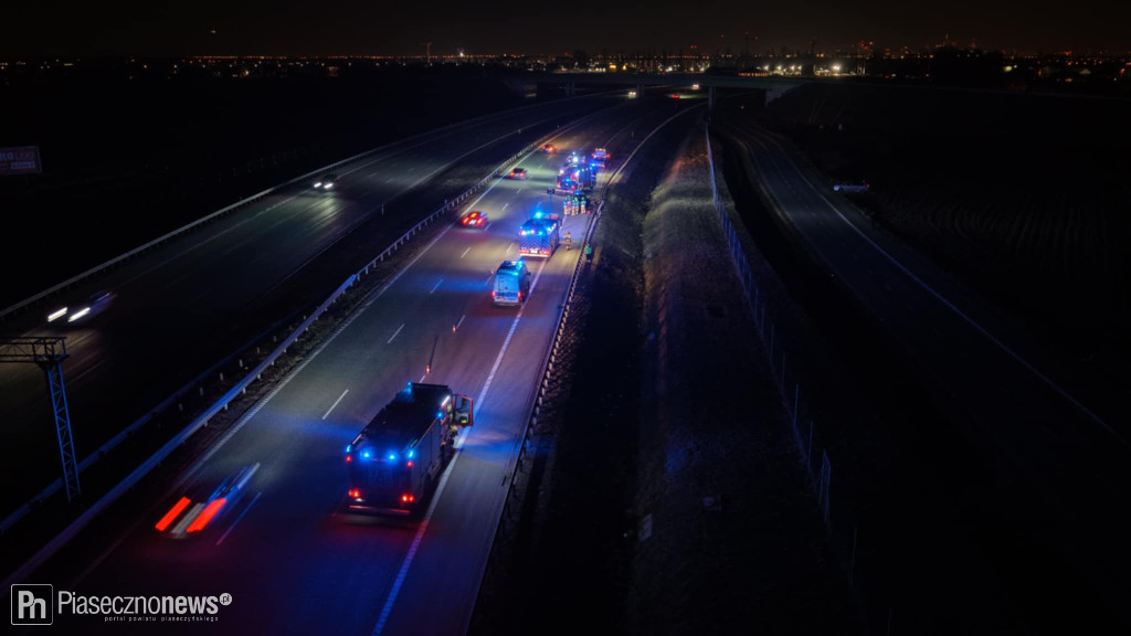 Uderzył w bariery energochłonne