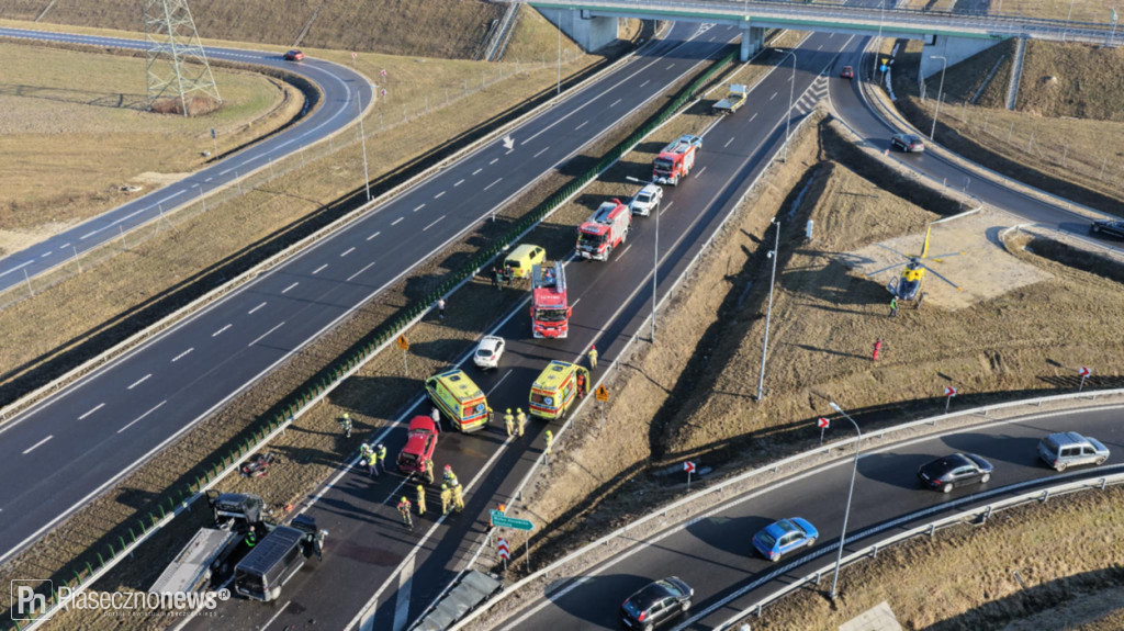 Karambol na S7. Droga zamknięta