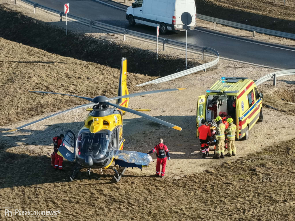 Karambol na S7. Droga zamknięta