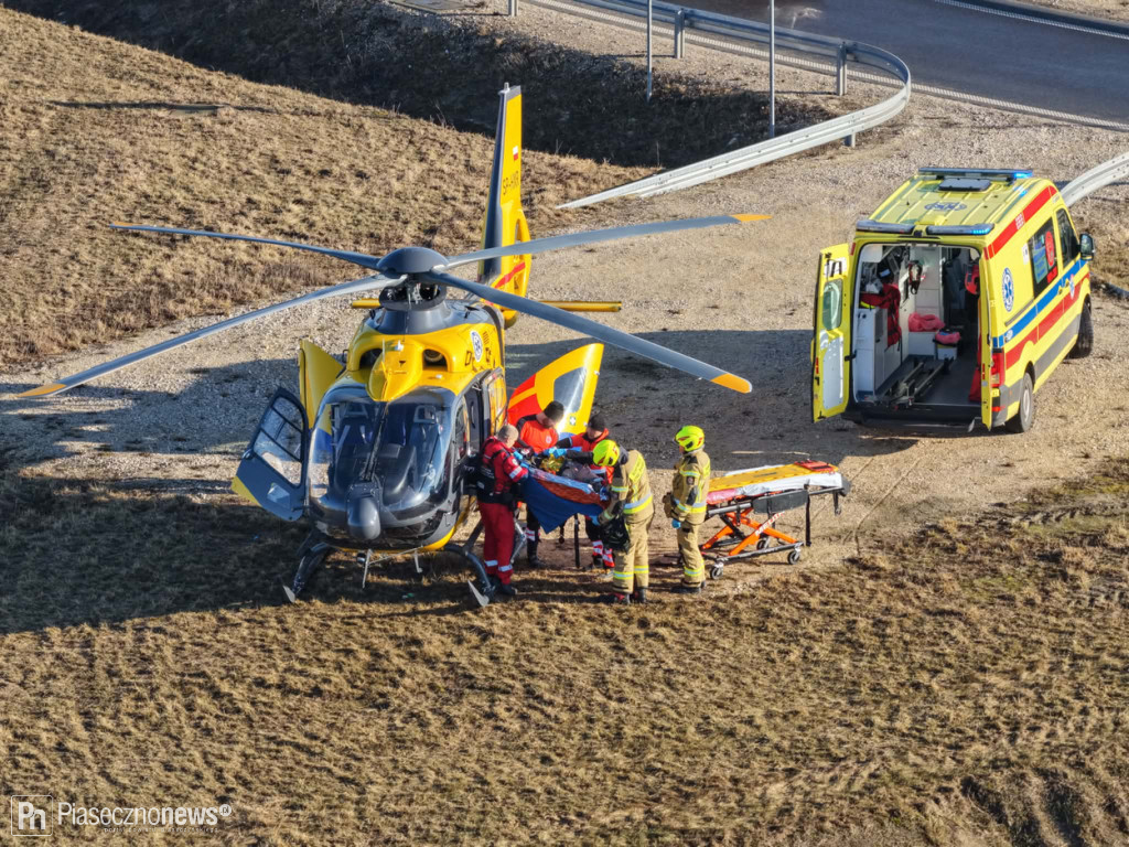 Karambol na S7. Droga zamknięta