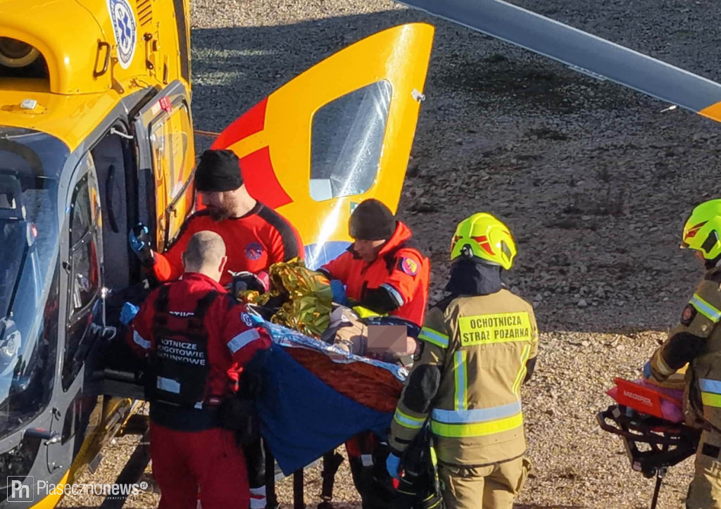 Karambol na S7. Droga zamknięta