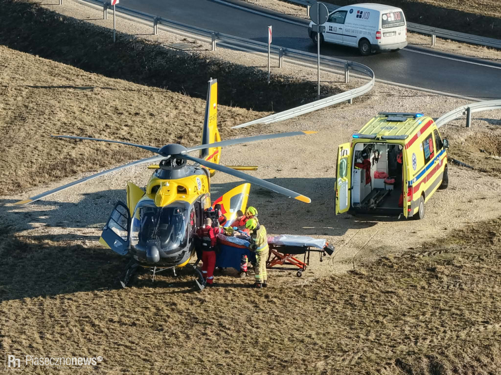 Karambol na S7. Droga zamknięta