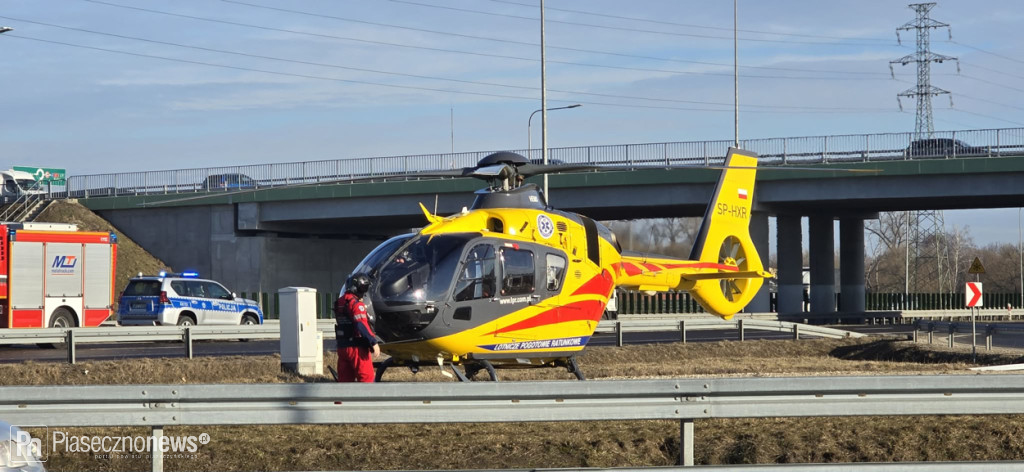 Karambol na S7. Droga zamknięta