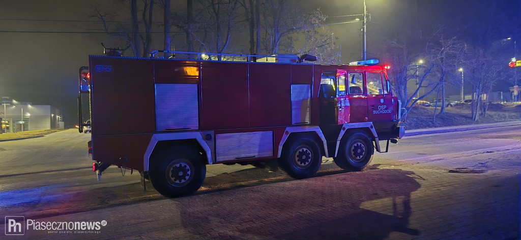 Pożar w bloku. Ewakuowano mieszkańców