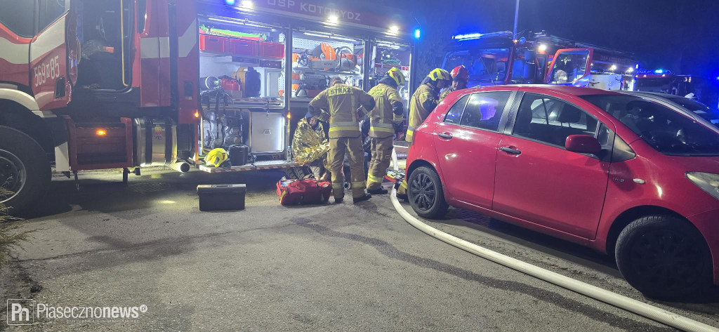 Pożar w bloku. Ewakuowano mieszkańców