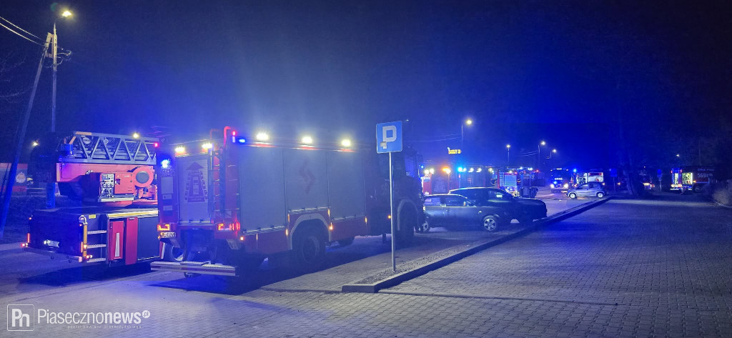 Pożar w bloku. Ewakuowano mieszkańców