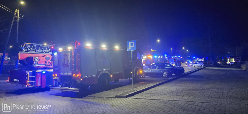 Pożar w bloku. Ewakuowano mieszkańców