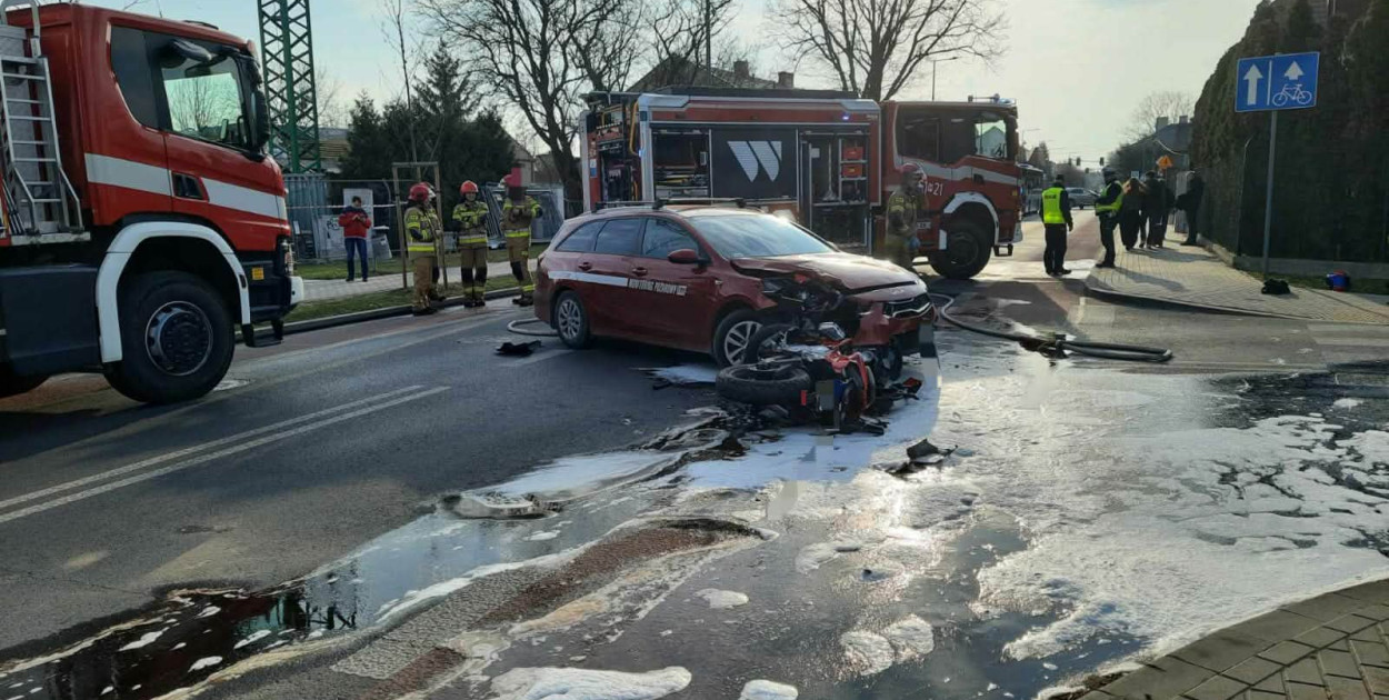 Groźny wypadek na ul. Chyliczkowskiej