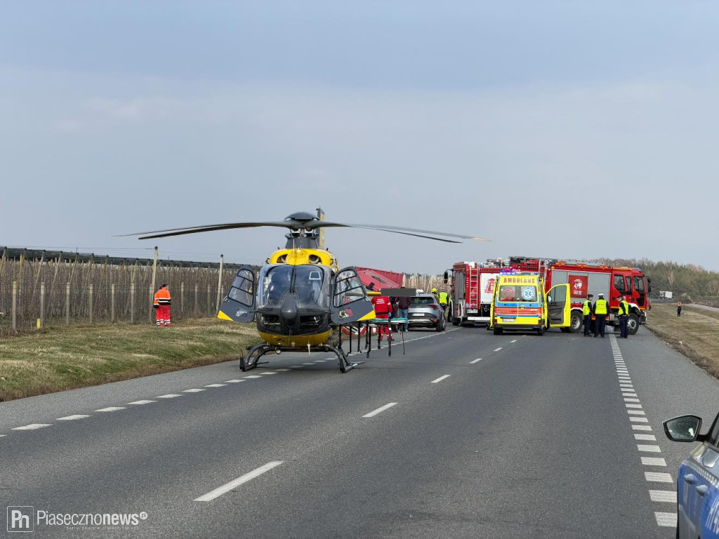 Groźny wypadek na drodze krajowej nr 50