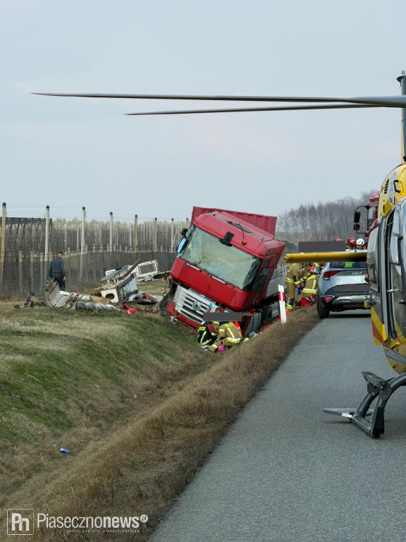 Groźny wypadek na drodze krajowej nr 50