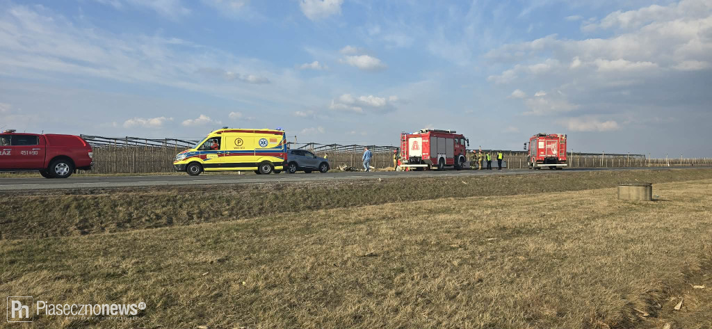 Groźny wypadek na drodze krajowej nr 50