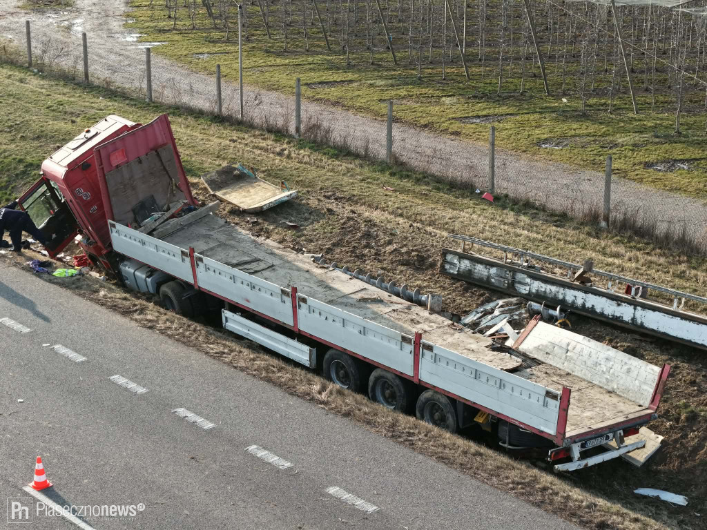 Groźny wypadek na drodze krajowej nr 50