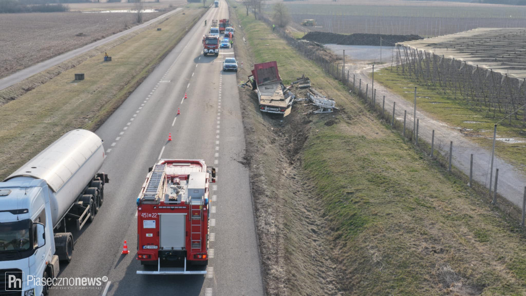 Groźny wypadek na drodze krajowej nr 50