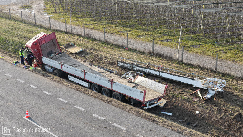 Groźny wypadek na drodze krajowej nr 50