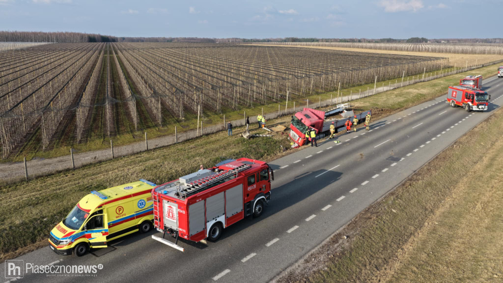 Groźny wypadek na drodze krajowej nr 50