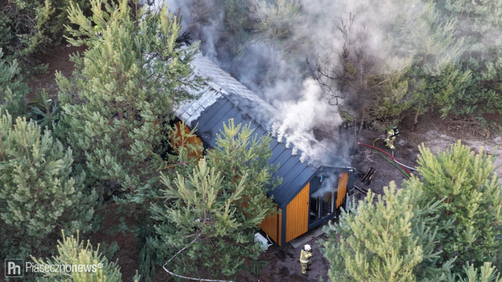 Pożar domu w Woli Prażmowskiej