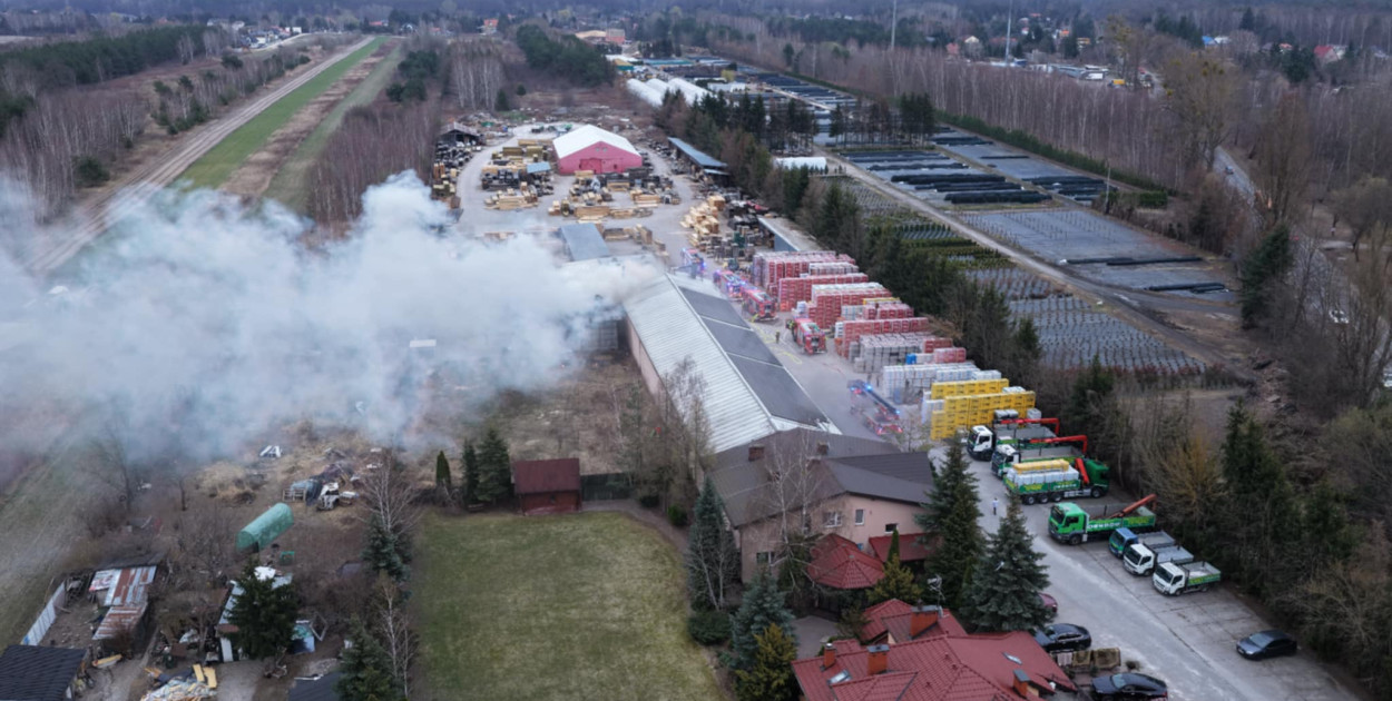 10 zastępów straży w akcji! Pożar w Siedliskach