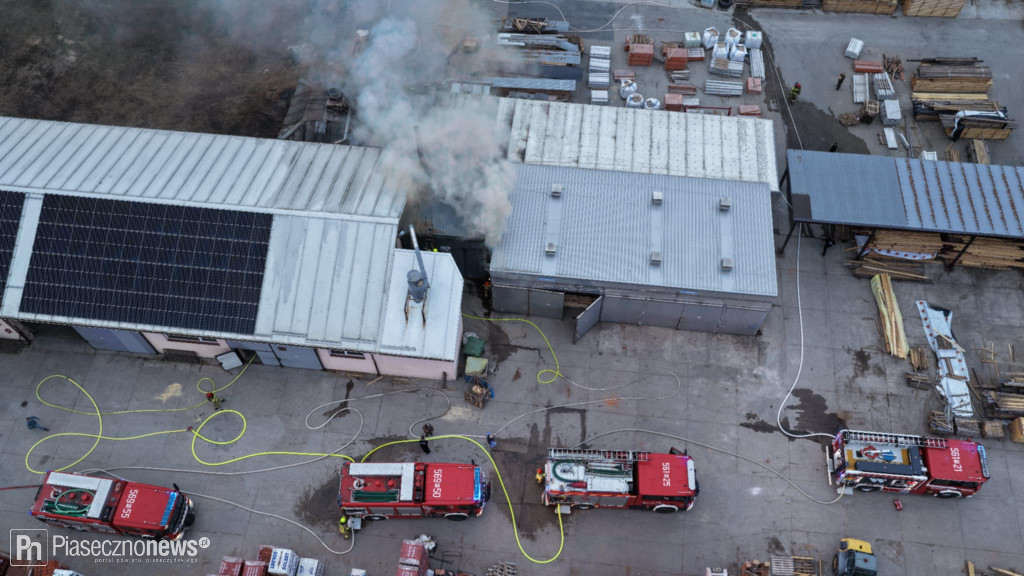 10 zastępów straży w akcji! Pożar w Siedliskach