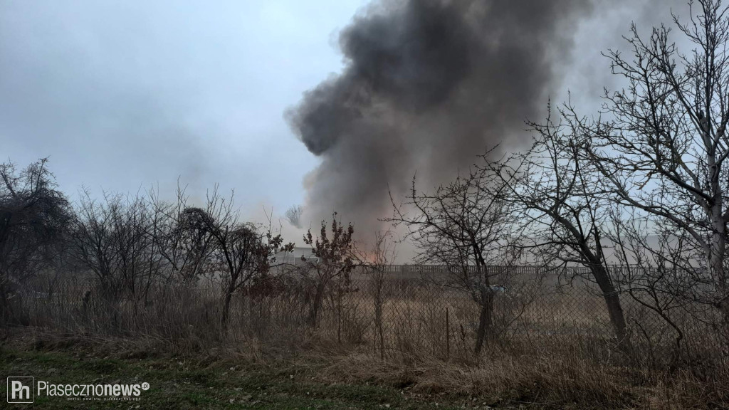 10 zastępów straży w akcji! Pożar w Siedliskach