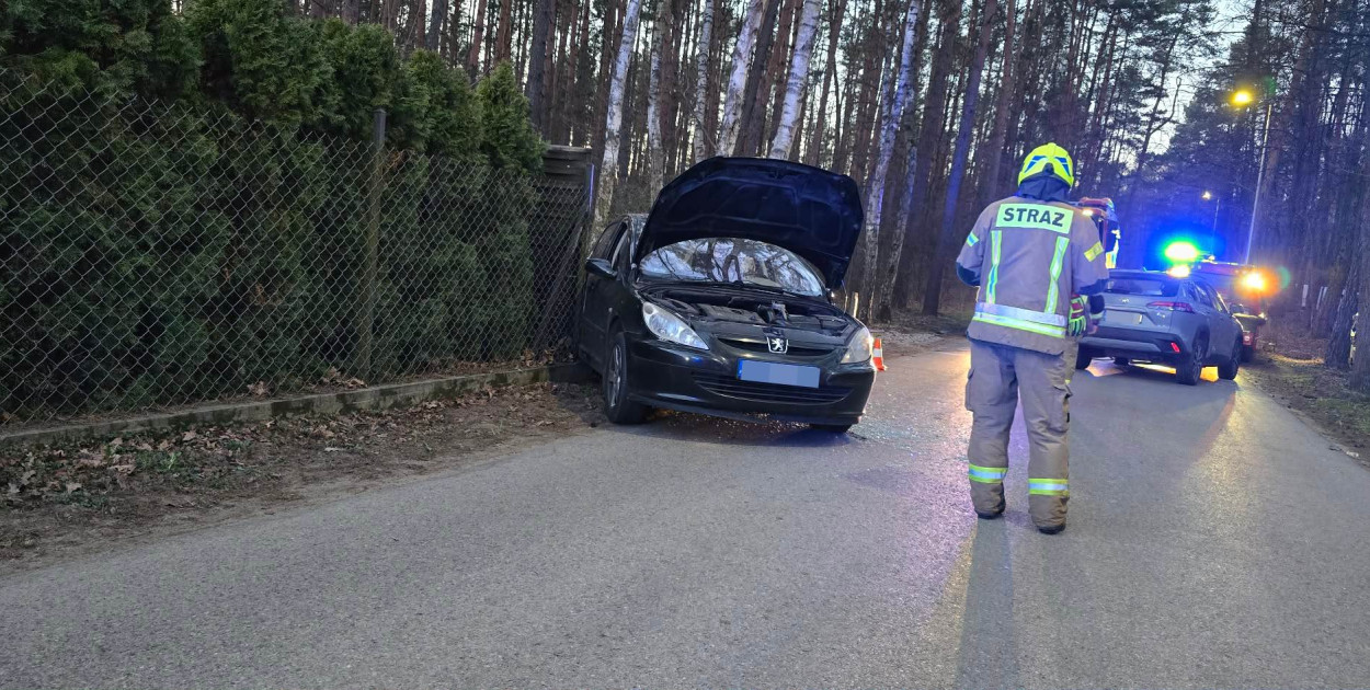 Zderzenie dwóch aut