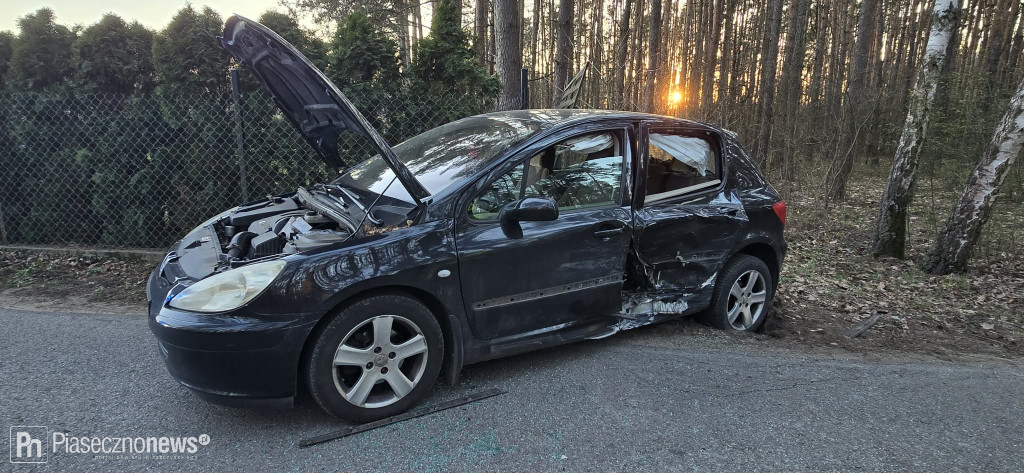 Zderzenie dwóch aut