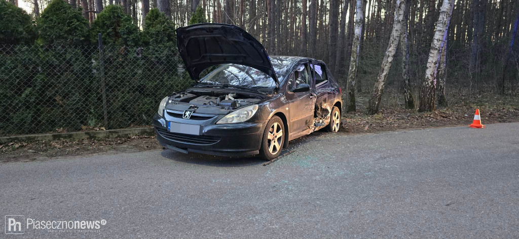 Zderzenie dwóch aut