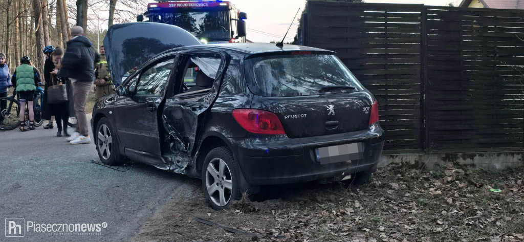 Zderzenie dwóch aut