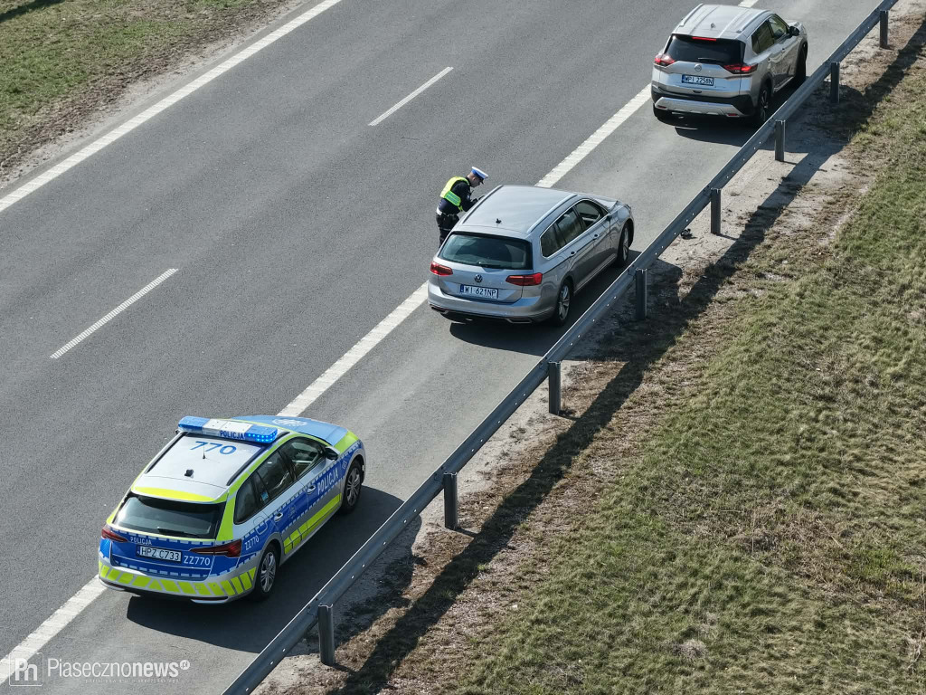 Niebezpieczne zdarzenie na trasie S7