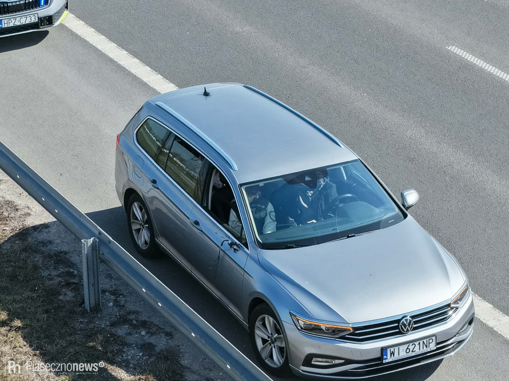 Niebezpieczne zdarzenie na trasie S7