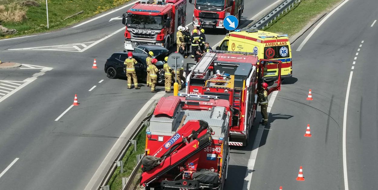 Kolizja na al. Krakowskiej