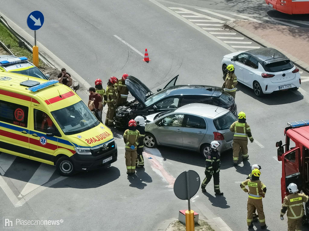 Kolizja na al. Krakowskiej