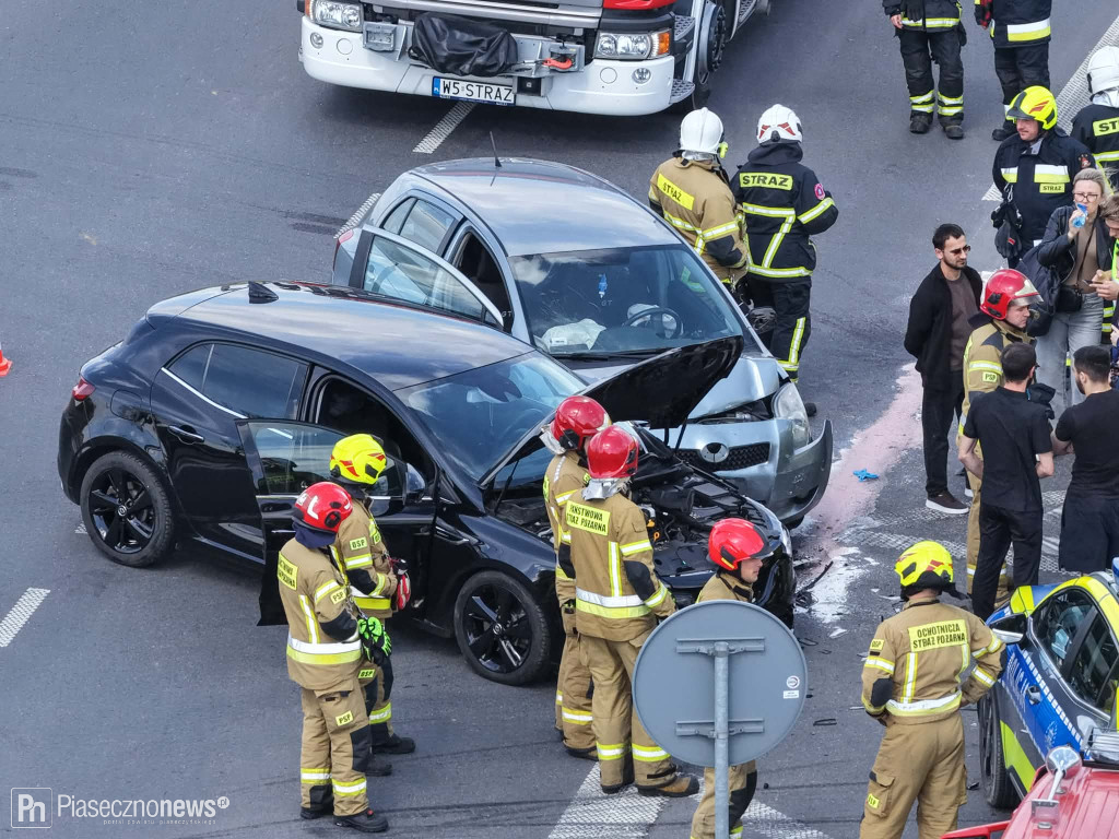 Kolizja na al. Krakowskiej