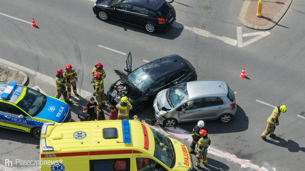 Kolizja na al. Krakowskiej