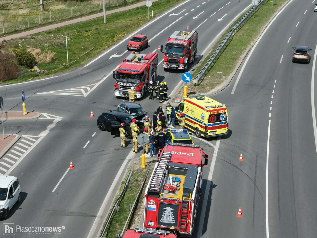 Kolizja na al. Krakowskiej