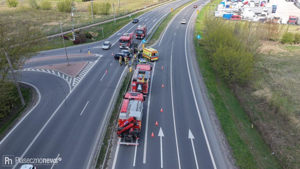 Kolizja na al. Krakowskiej