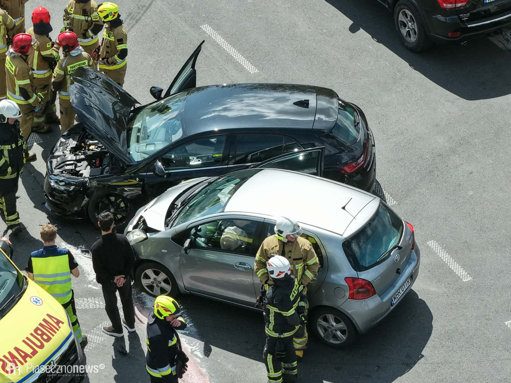 Kolizja na al. Krakowskiej