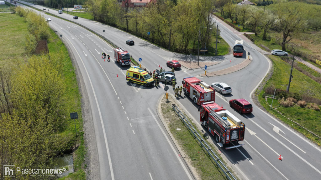 Kolizja na al. Krakowskiej