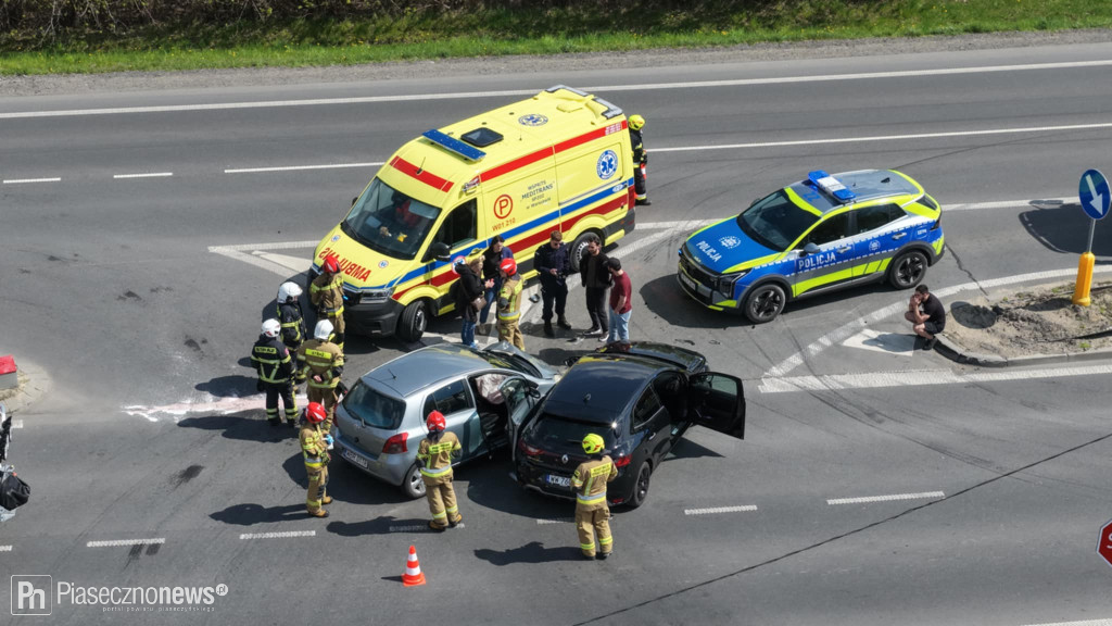 Kolizja na al. Krakowskiej