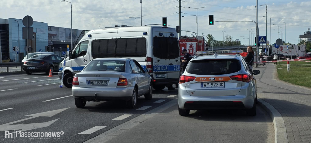 Zginął motocyklista! Utrudnienia na Puławskiej