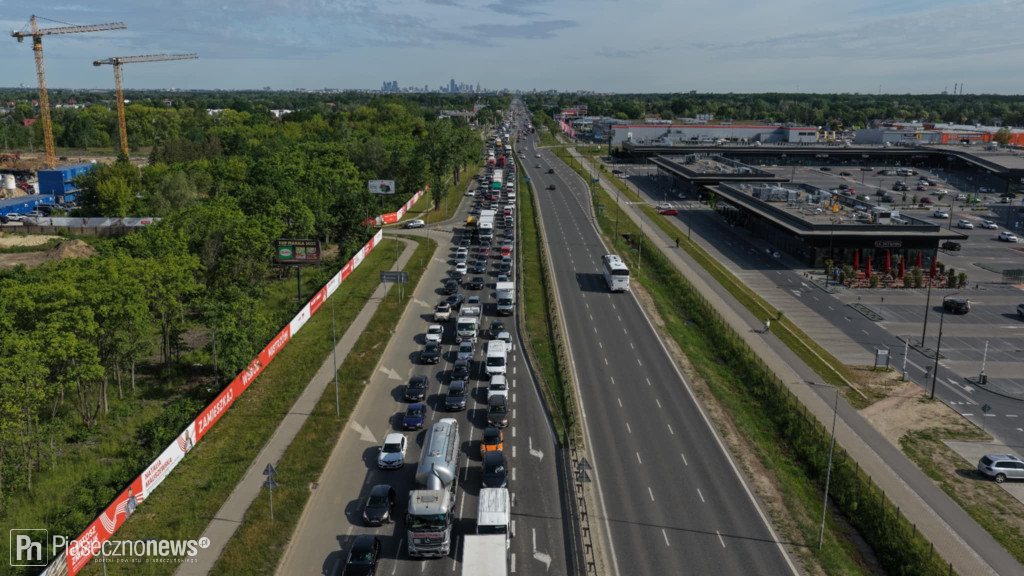 Zginął motocyklista! Utrudnienia na Puławskiej