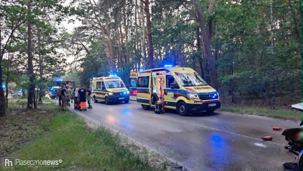 Samochód stanął w płomieniach